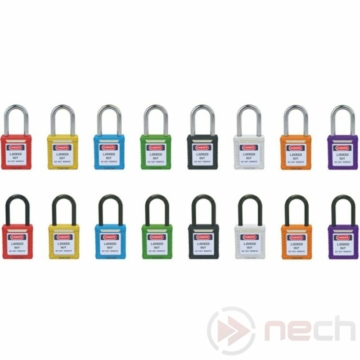 NECH PL38 Series Munkavédelmi LOTO lakat / LOTO Safety Padlock Color Chart