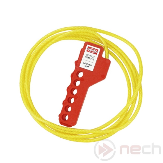 NECH CALM univerzális munkavédelmi LOTO kábeles kizáró / Cable Lockout