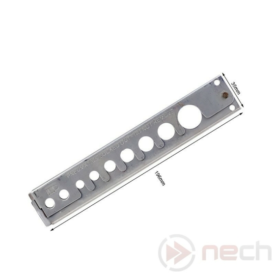 NECH ASL0845 pneumatikus csatlakozó kizáró rozsdamentes acélból / Air Source Lockout