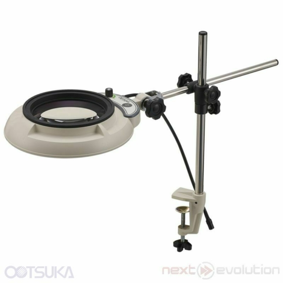 OTSUKA OPTICS ENVL-ST 2X munkalapra rögzíthető nagyítós lámpa szabályozható fényerővel és 2X-es nagyítólencsével / Illuminated magnifier, long bar type