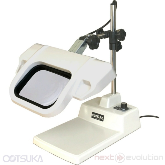 OTSUKA OPTICS OLIGHT3L-B Szabályozható fényerejű asztali nagyítós lámpa / Table Stand Type Illuminated Magnifier