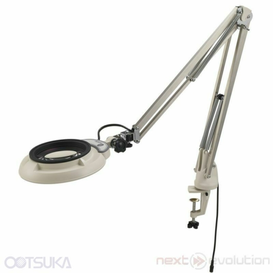 OTSUKA OPTICS SKKL-F Asztallapra rögzíthető lengőkaros nagyítós lámpa / Free arm type illuminated magnifier I