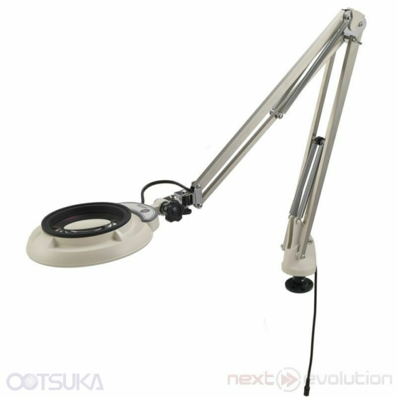 OTSUKA OPTICS SKKL-FD Munkalapra rögzíthető lengőkaros nagyítós lámpa / Free arm type illuminated magnifier I