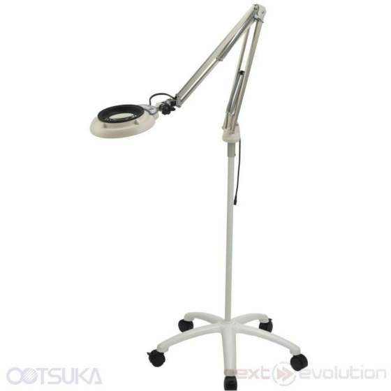OTSUKA OPTICS SKKL-FL Nagyítós lámpa, görgős állvánnyal / Illuminated magnifier on a caster stand