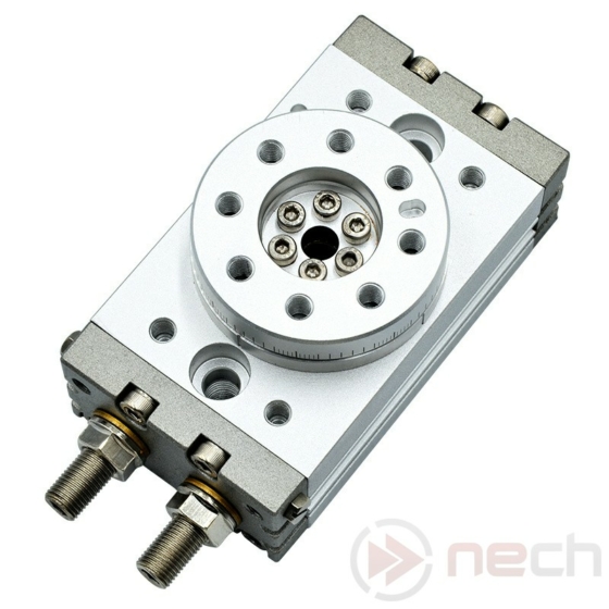 NECH MSQB10R / Csereszabatos kompakt, fogaskerék-fogasléces forgatómű / Interchangeable Rotary Table / Rotary actuator I