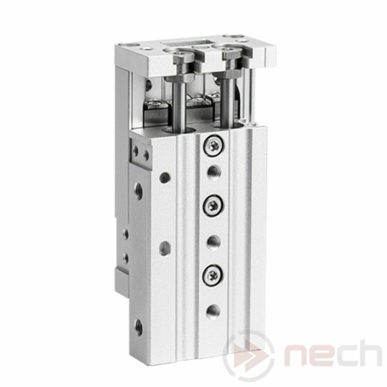 NECH MXS / Csereszabatos kompakt szán keresztgörgős vezetékkel / NECH MXS Series / Interchangeable Pneumatic Slide Table 1