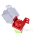 Kép 1/3 - NECH SWL2230 univerzális munkavédelmi LOTO nyomógomb kizáró, nyomógomb reteszelő, nyitható, négyzet alakú / Switch Lockout