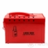 Kép 3/6 - Csoportos kizáró doboz, hordozható LOTO eszköz tároló / Portable Steel Safetey Lockout Kit III