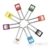 Kép 2/3 - NECH PL76LS Series LOTO Safety Padlock Color Chart