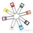 Kép 2/3 - NECH PL76L Series LOTO Safety Padlock Color Chart