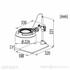 Kép 2/2 - OTSUKA OPTICS ENVL-B Szabályozható fényerejű asztali nagyítós lámpa méretek / Table Stand Type Illuminated magnifier dimensions